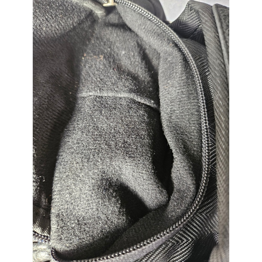 Itzy Ritzy Boss Backpack Diaper Bag Black Herringbone Vegan Leather Tassel - Picture 10 of 12